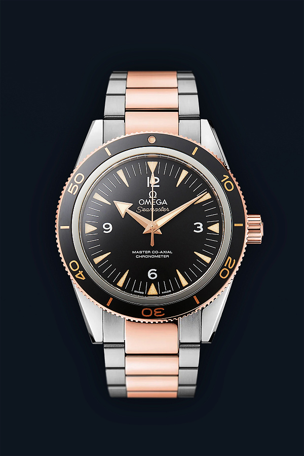 Seamaster 300 Master Co-axial Chronometer Steel & Sedna Gold