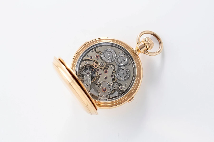 Quarter Repeater with Dead-Beat Seconds on a Louis Audemars Base Caliber in 18k Yellow Gold