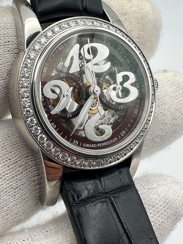 Lady Small Chronograph Stainless Steel Diamonds