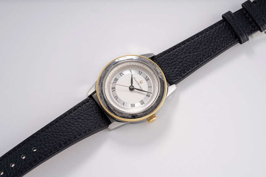 GP90 World Time Ref. 1010 in Stainless Steel