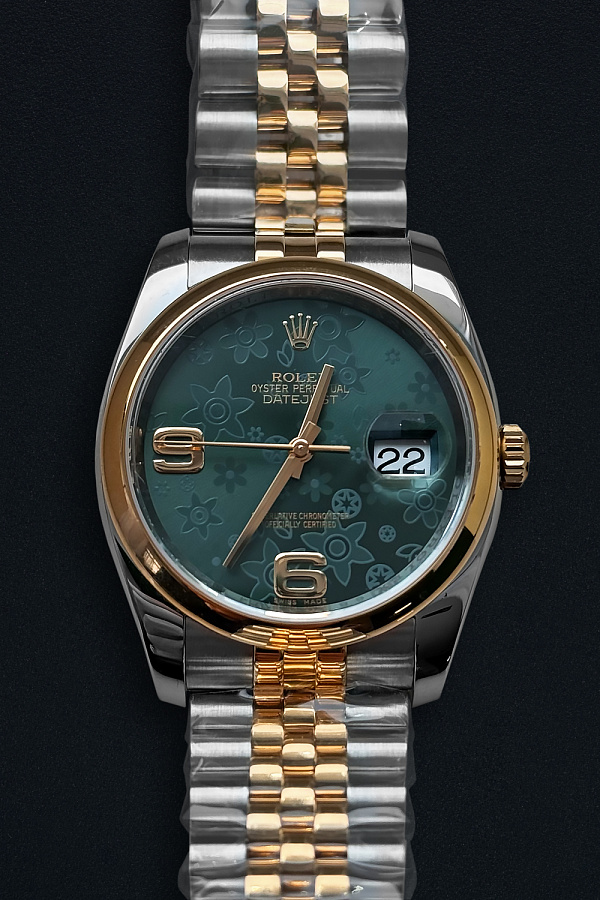 Datejust 36 Green Floral Dial