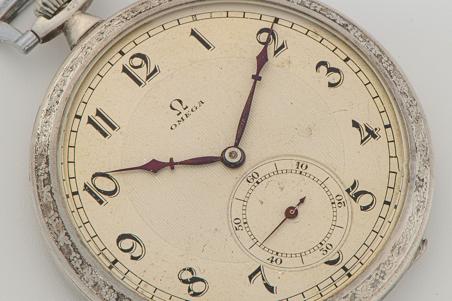 Art-Deco Pocket Watch in Silver