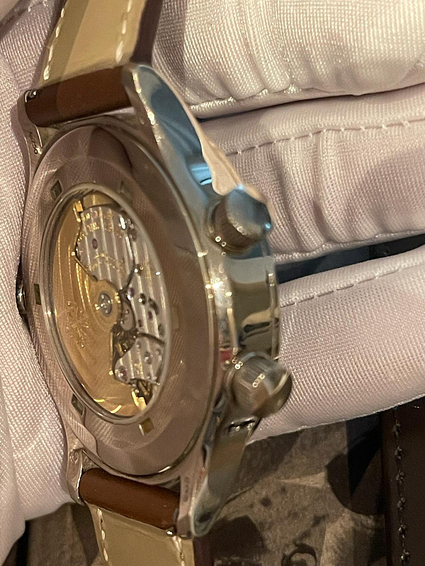 Calatrava Travel Time 5524 White Gold