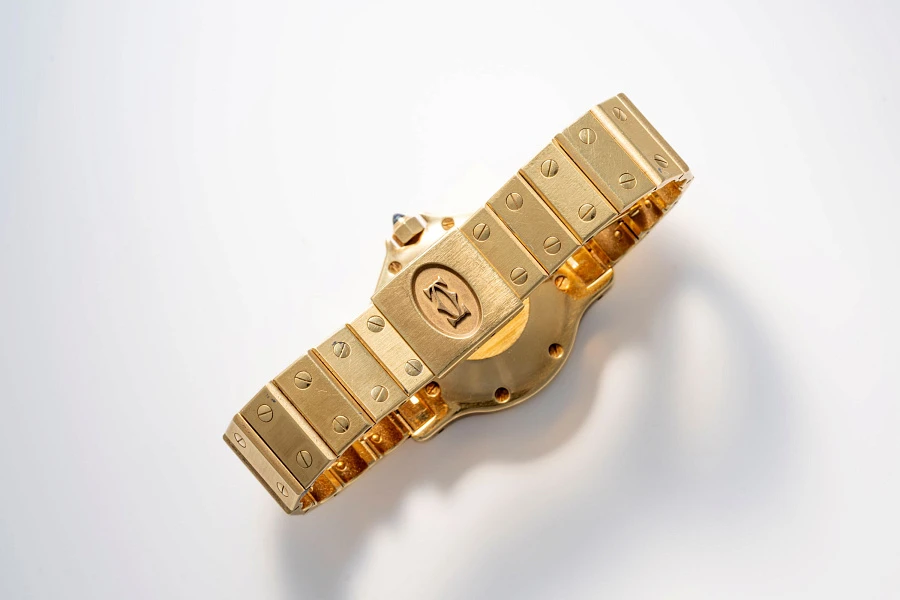 Santos Octagonal Ref. 2965 in 18k Yellow Gold