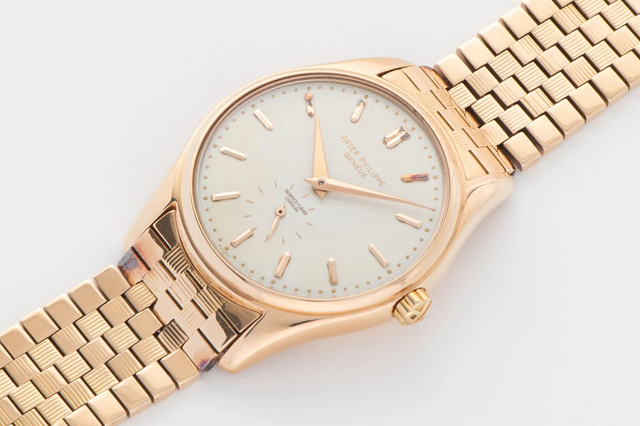 'Serpico Y Laino' Double Signed Calatrava Ref. 2526 in 18k Rose Gold