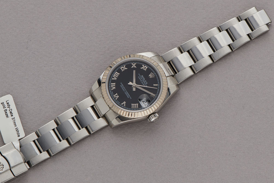 Datejust 31mm with Fluted White Gold Bezel