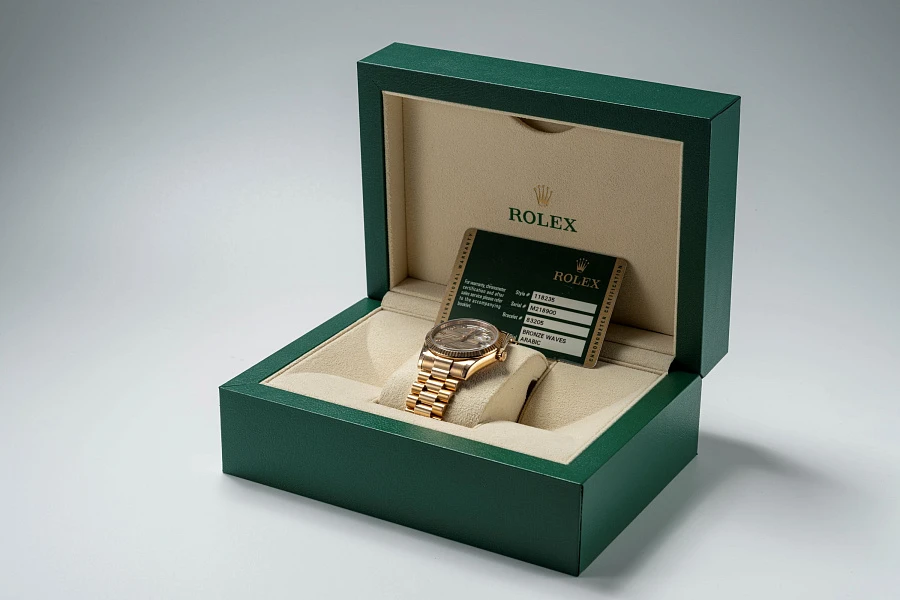 Day-Date Ref. 118235 in 18k Rose Gold