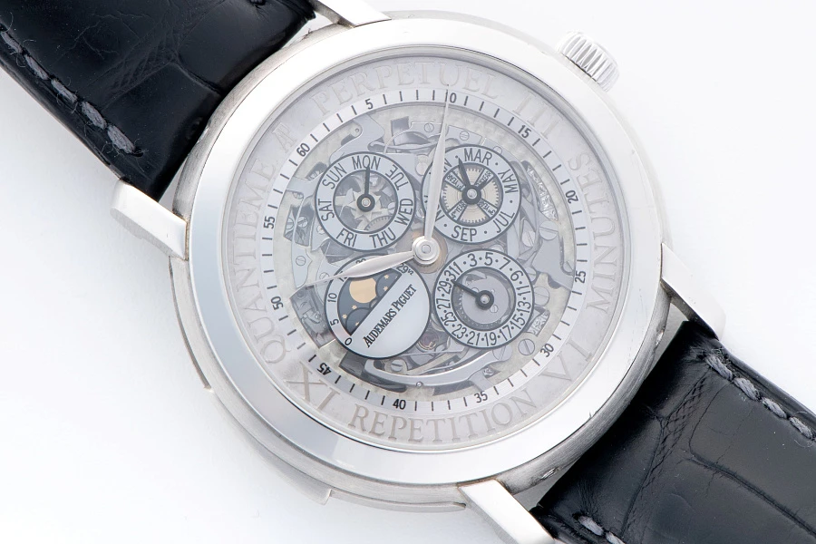 Jules Audemars Minute Repeater Perpetual Calendar in Platinum