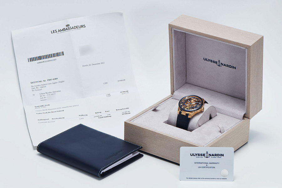 Executive Skeleton Ref. 3716-210/03 in Rose Gold