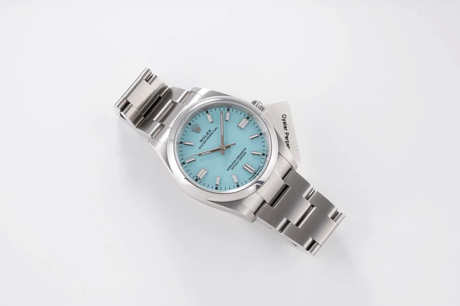 Oyster Perpetual 'Tiffany' Dial Ref. 126000 in Stainless Steel