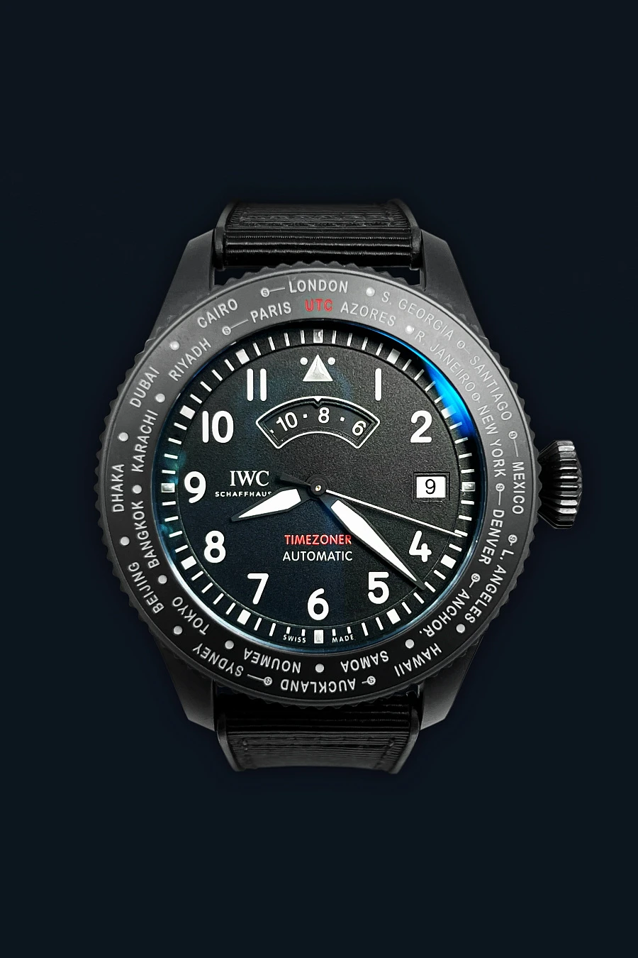 Pilot’s Watch Timezoner Top Gun Ceratanium