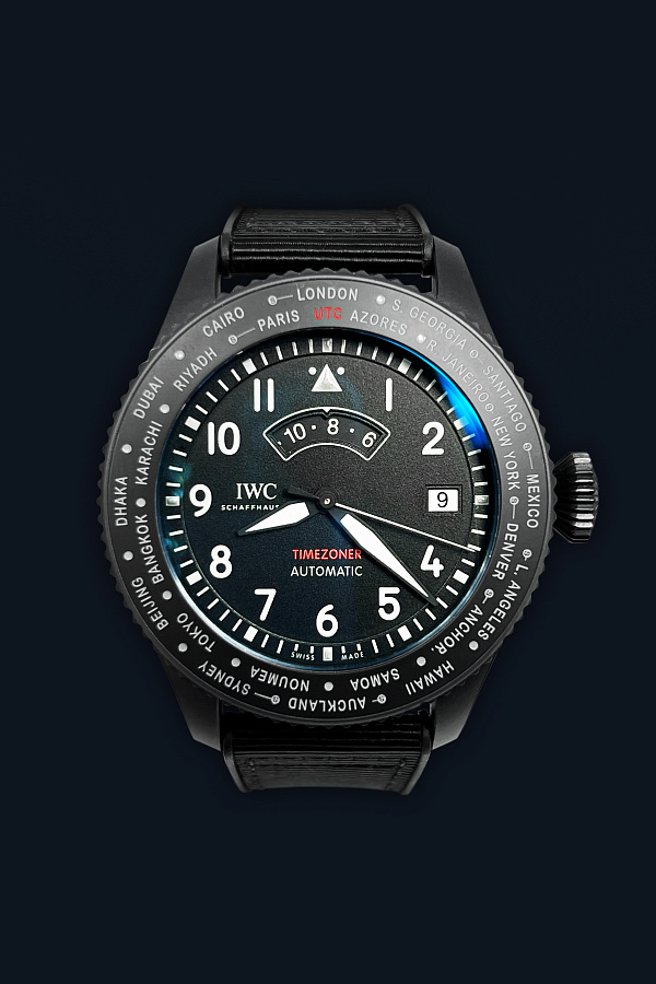 Pilot’s Watch Timezoner Top Gun Ceratanium