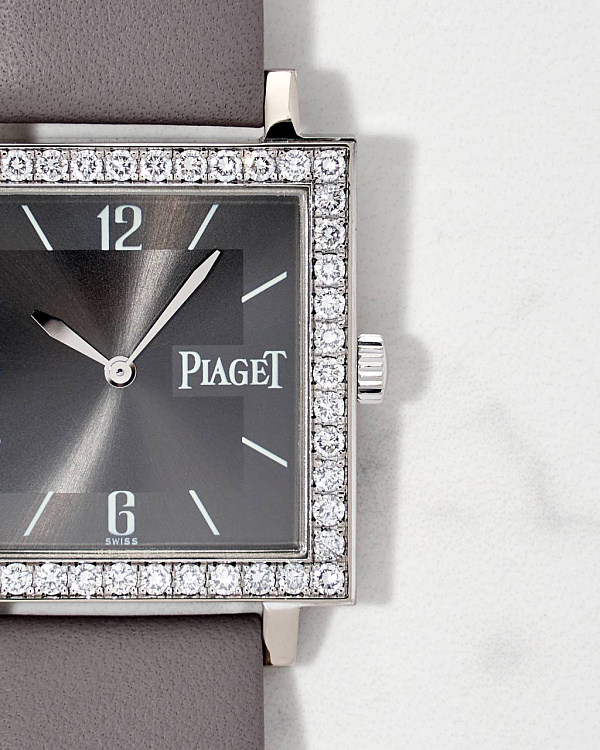 Altiplano Square White Gold & Diamonds Manual Wind