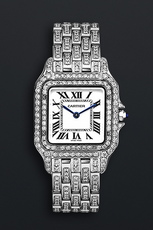 Panthère de Cartier Mini Model Custom Diamond-set Full Pave