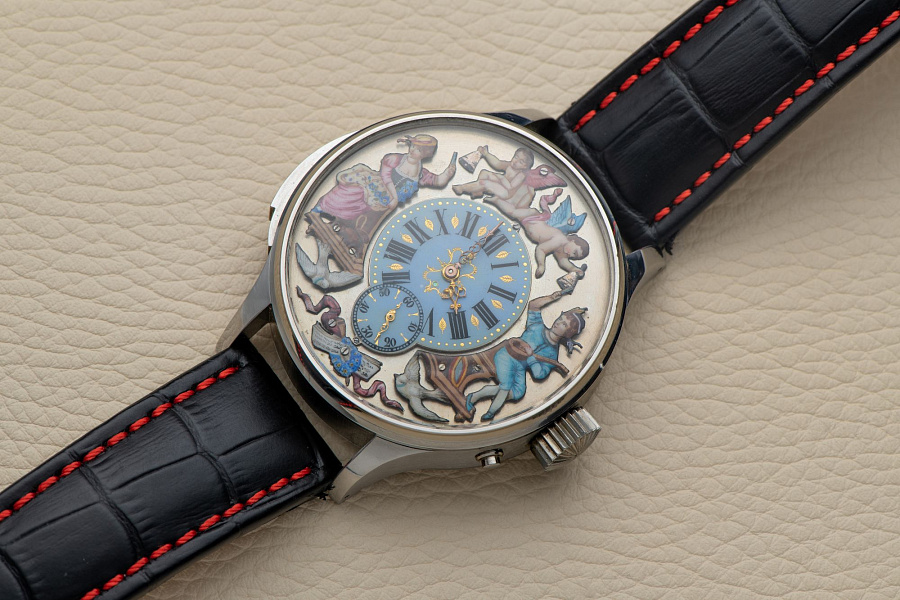 Jaquemarts Minute-Repeater Wristwatch