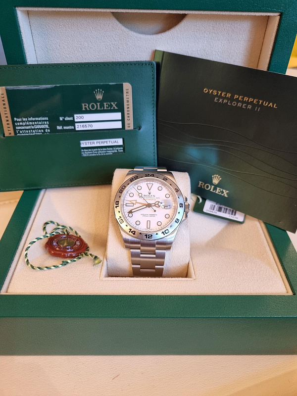 Explorer II 216570 White Dial