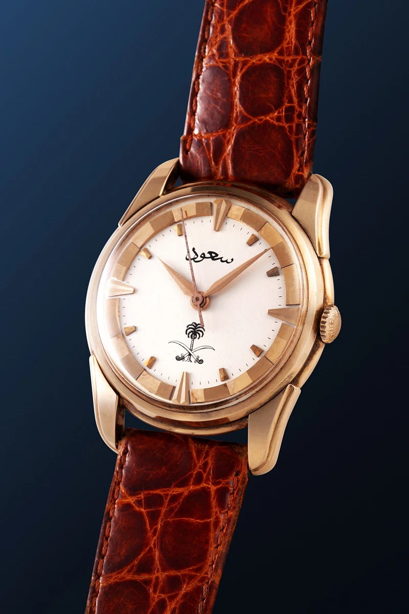 Kingdom of Saudi Arabia Emblem Dial Ref. 6615 in 14k Rose Gold