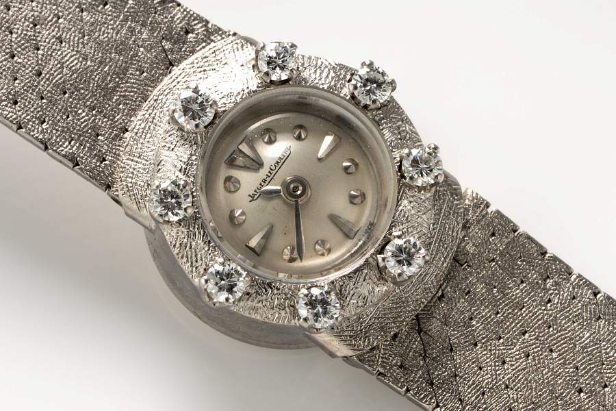 Miniature Jewelry Watch in 18k White Gold