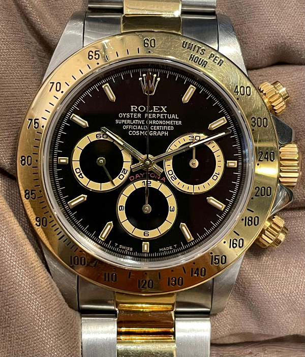 Cosmograph Daytona 16523 Steel & Gold Never Polished