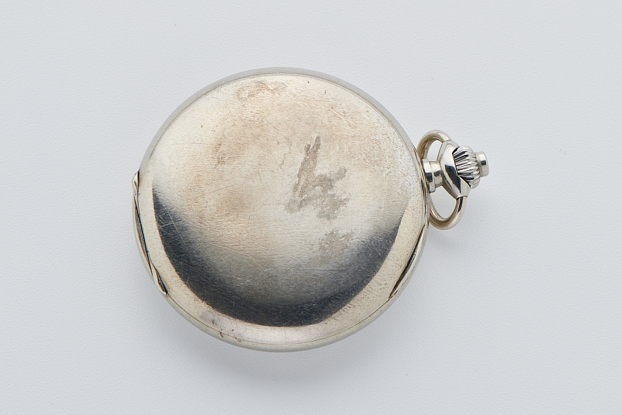 Chronograph Pocket Watch in Silver (Not Running!)