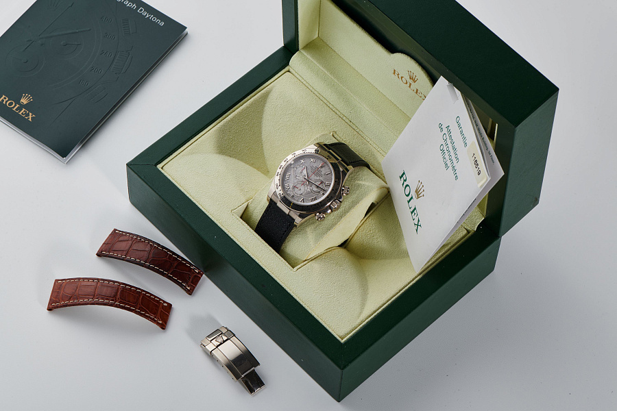 Daytona Meteorite 18k White Gold 116509