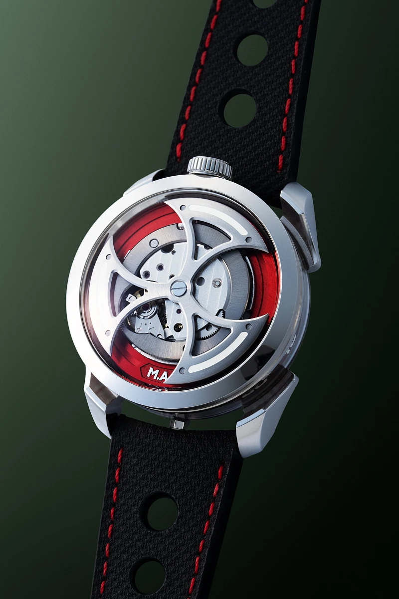 M.A.D. 1 Red in Stainless Steel