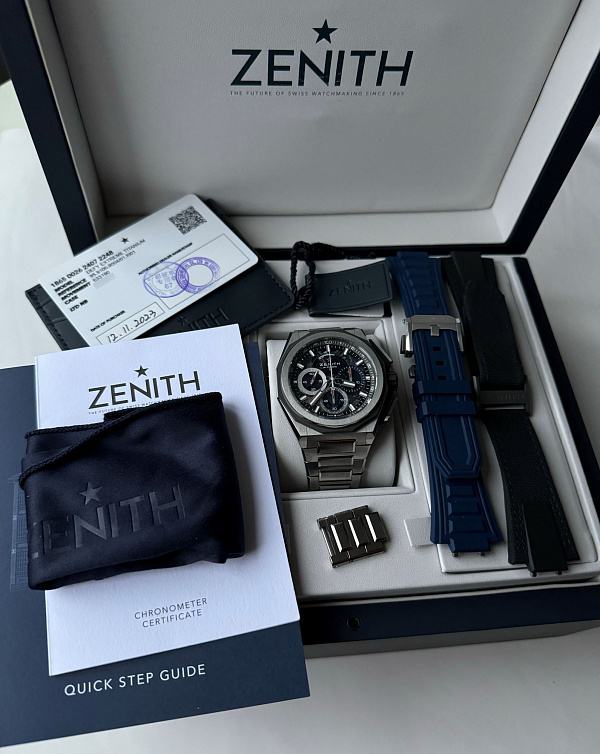 Defy Extreme Titanium 1/100th of a second chronograph