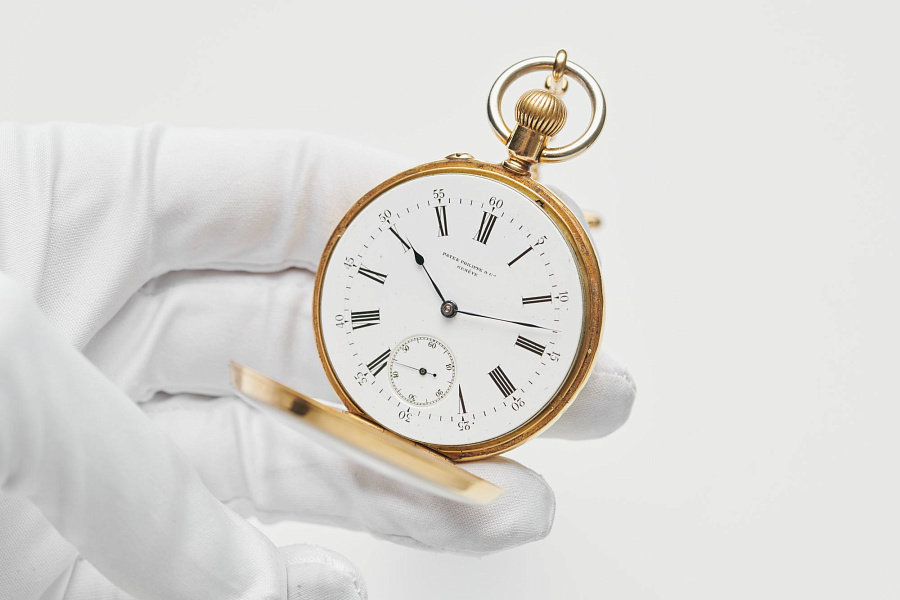 Pocket Watch 18k Yellow Gold