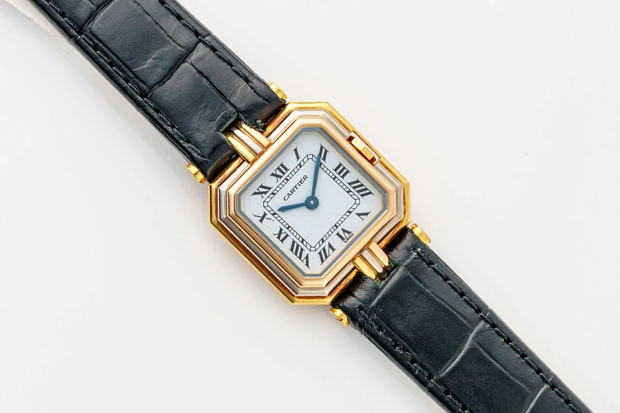 Ceinture Trinity Ref. 66002 in 18k White, Yellow, and Rose Gold