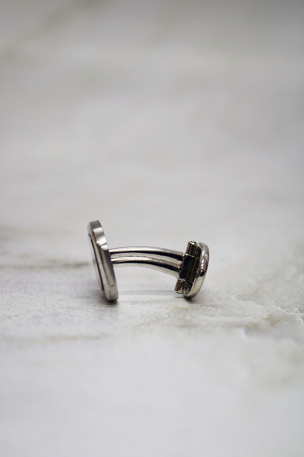 Nautilus Cufflinks White Gold