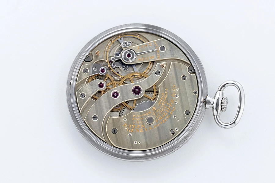 Pocket Watch with Breguet Numerals in Platinum