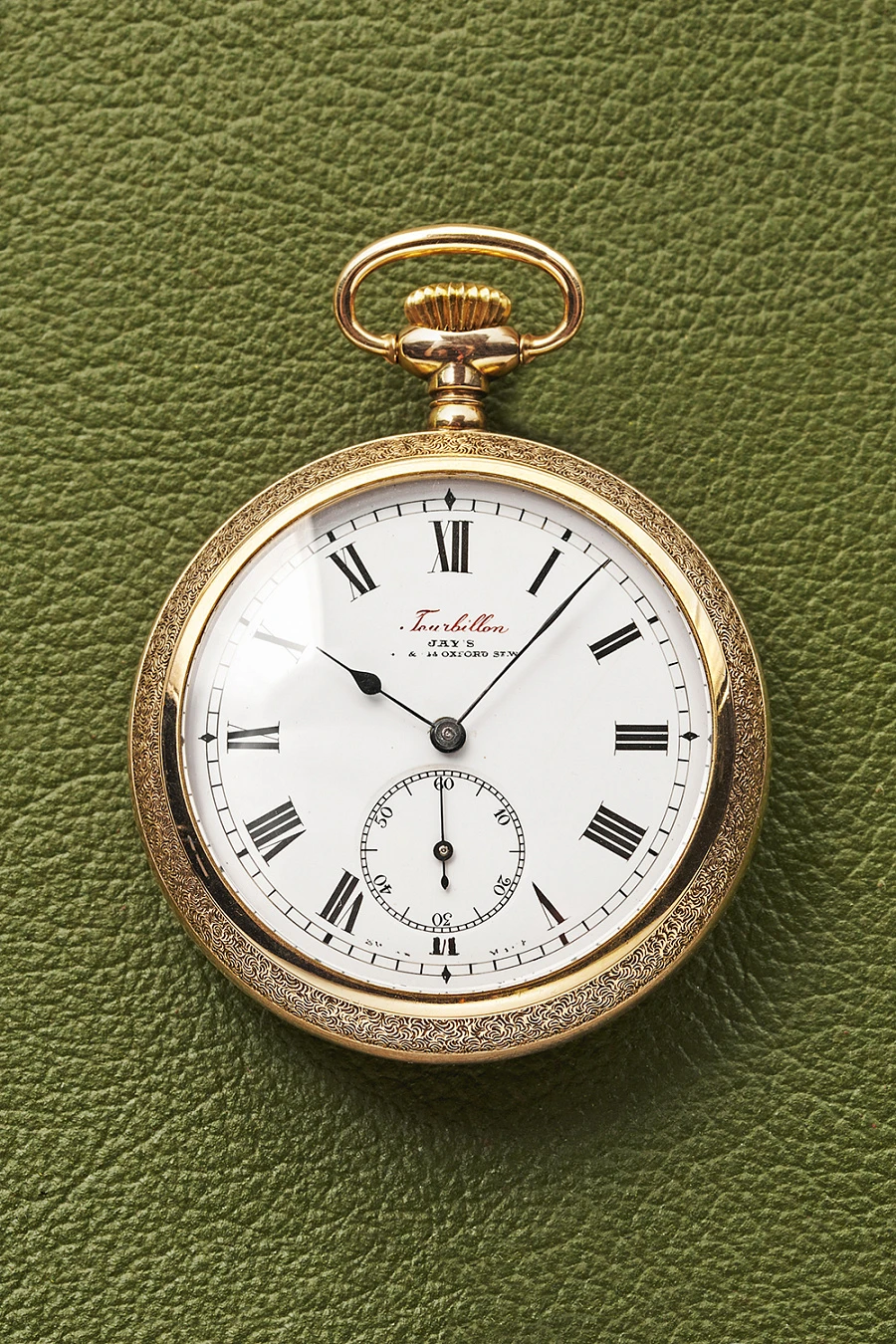 Jay's Open Face Tourbillon Pocket Watch