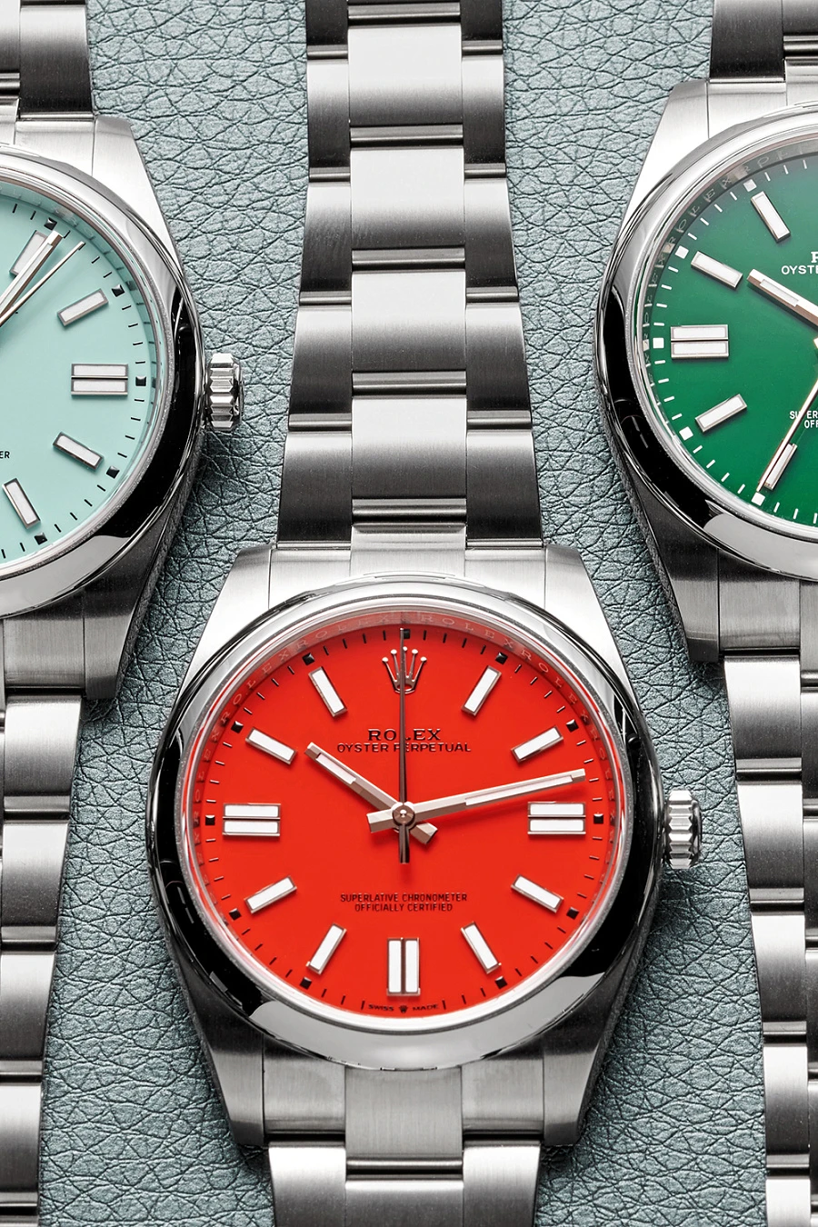 Set of 5 Oyster Perpetuals, 41mm