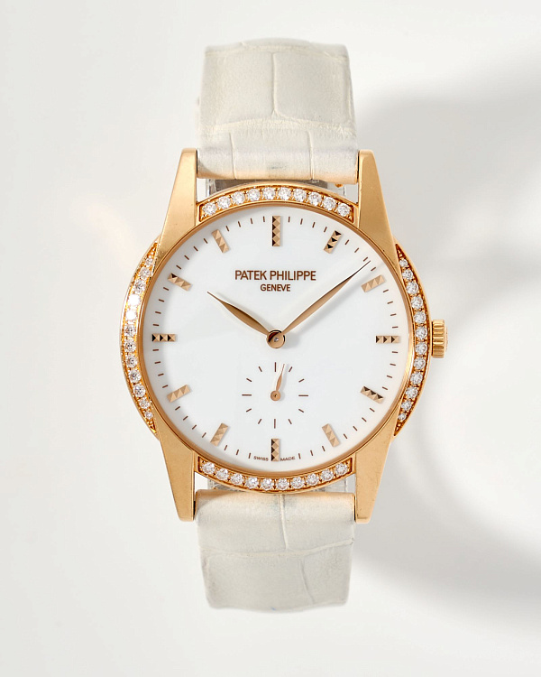 Ladies Calatrava 7122 Rose Gold Diamonds