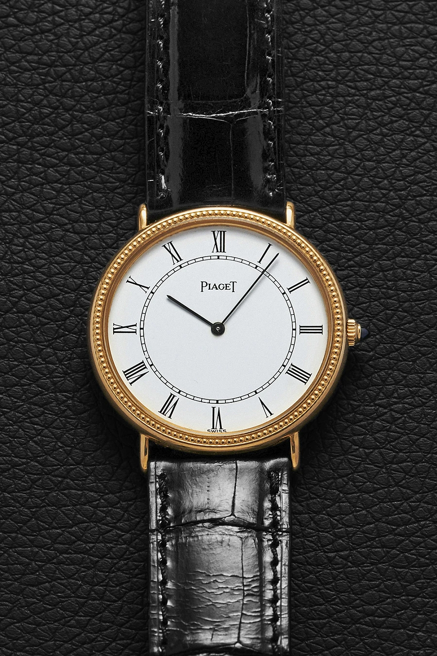 2 Hands 18k yellow gold hand-wound