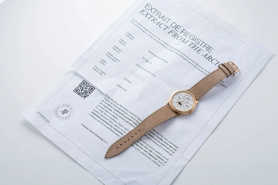 Perpetual Calendar Ref. 25657 in 18k Rose Gold