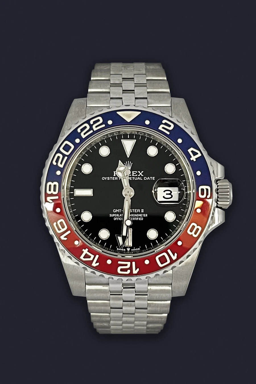 GMT-Master II Stainless Steel ‘Pepsi’
