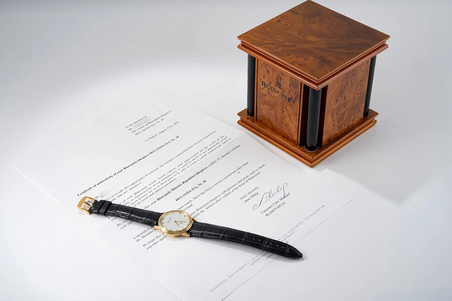 Villeret Minute Repeater Ref. 0033.1418A-55A in 18k Yellow Gold