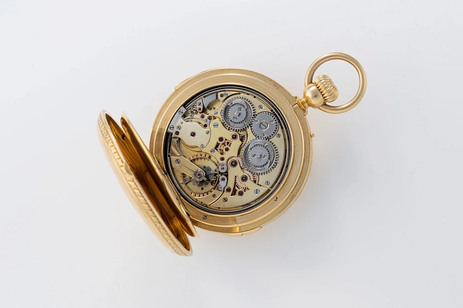 Minute Repeater with Dead-Beat Seconds and a Louis Audemars Base Caliber in 18K Yellow Gold