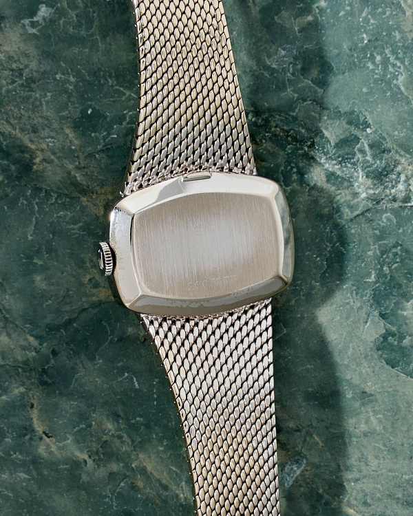 Precision Ladies White Gold Manual Wind