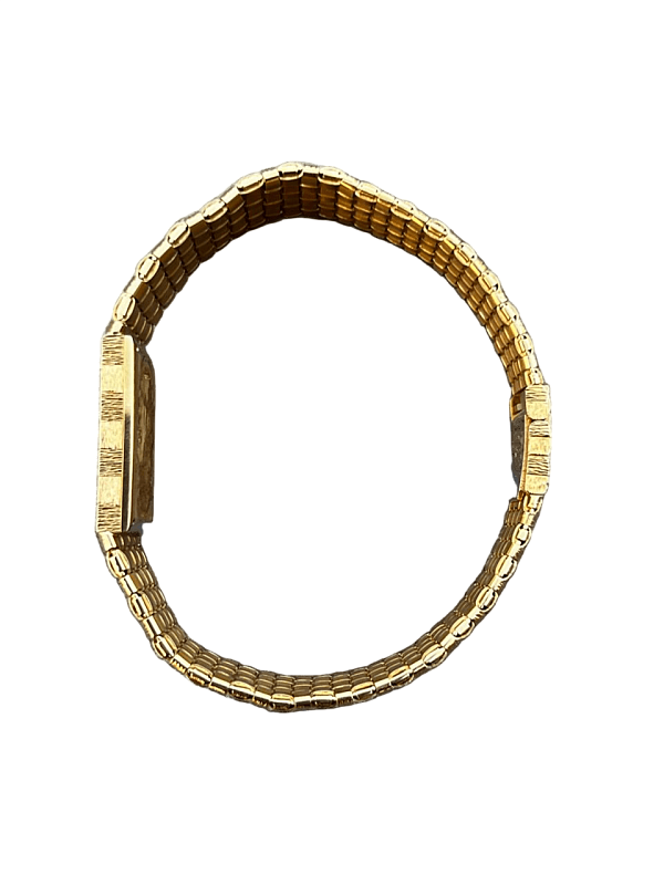 Vintage 33030 in 18k Yellow Gold with Onyx Dial