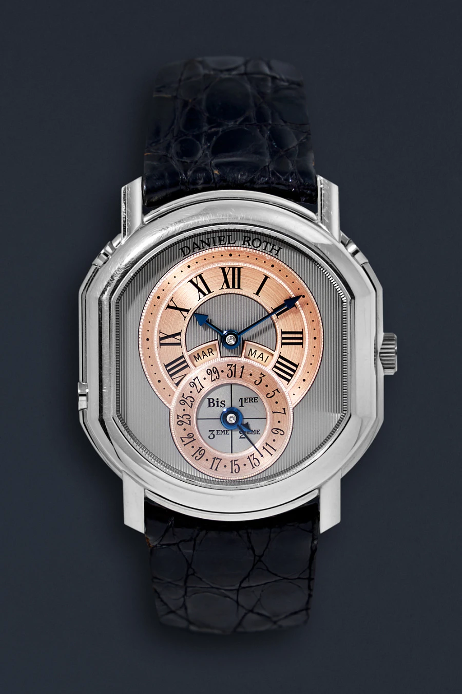 Perpetual Calendar ‘Anthracite & Salmon’