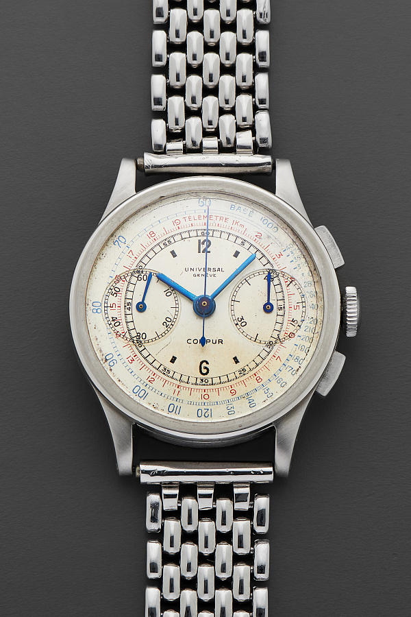 1950s Chronograph on Gay Frères Bracelet
