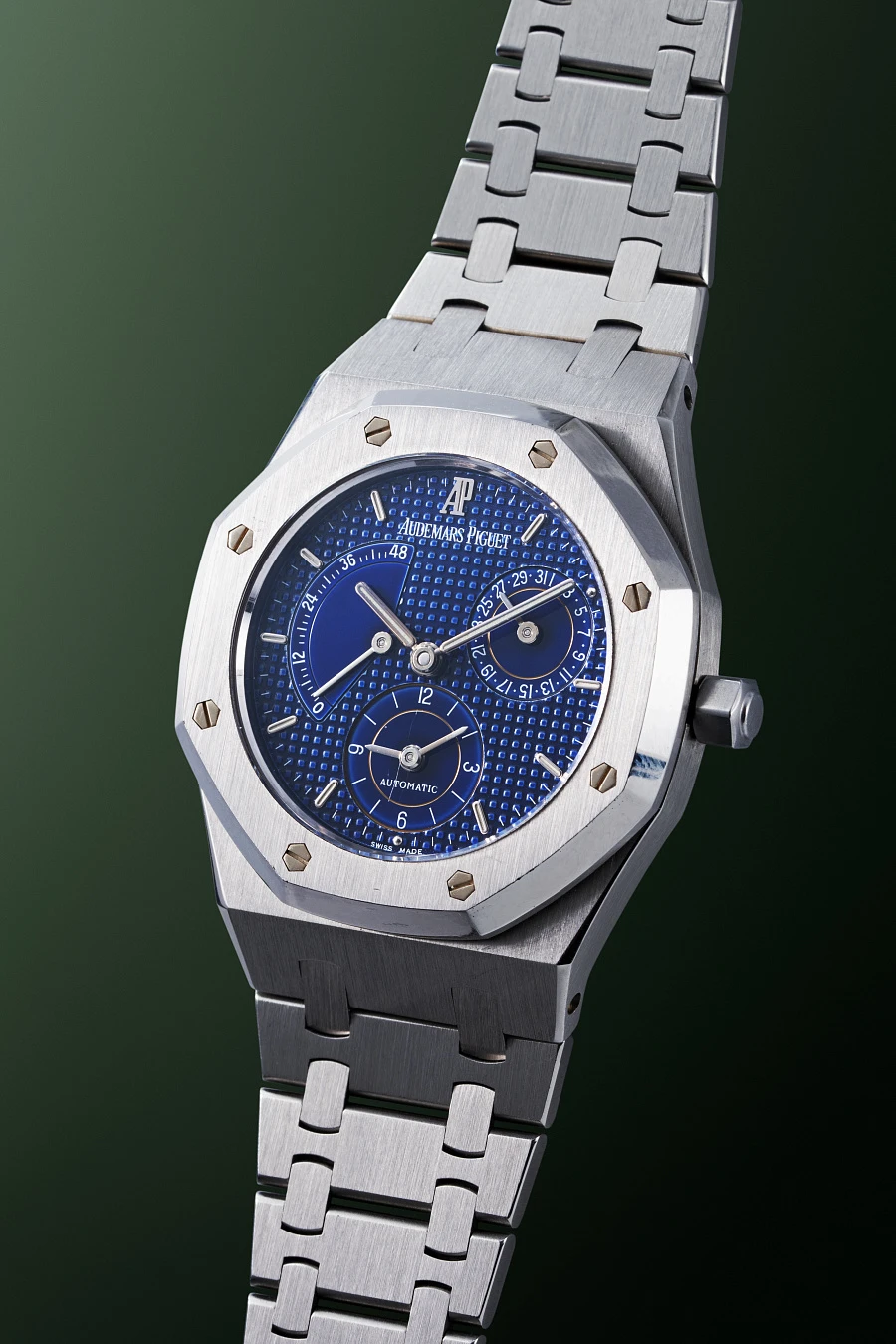 Royal Oak Dual Time Yves Klein Blue Dial Ref. 25730ST in Stainless Steel
