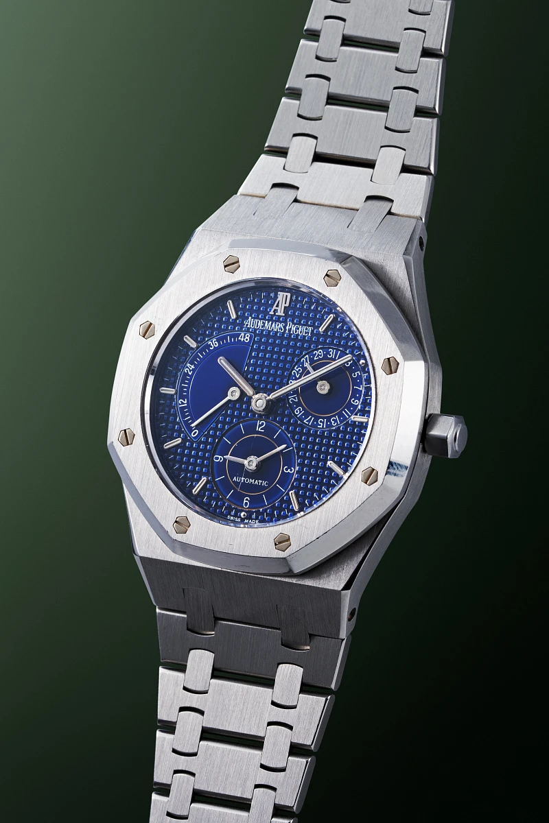 Royal Oak Dual Time Yves Klein Blue Dial Ref. 25730ST in Stainless Steel