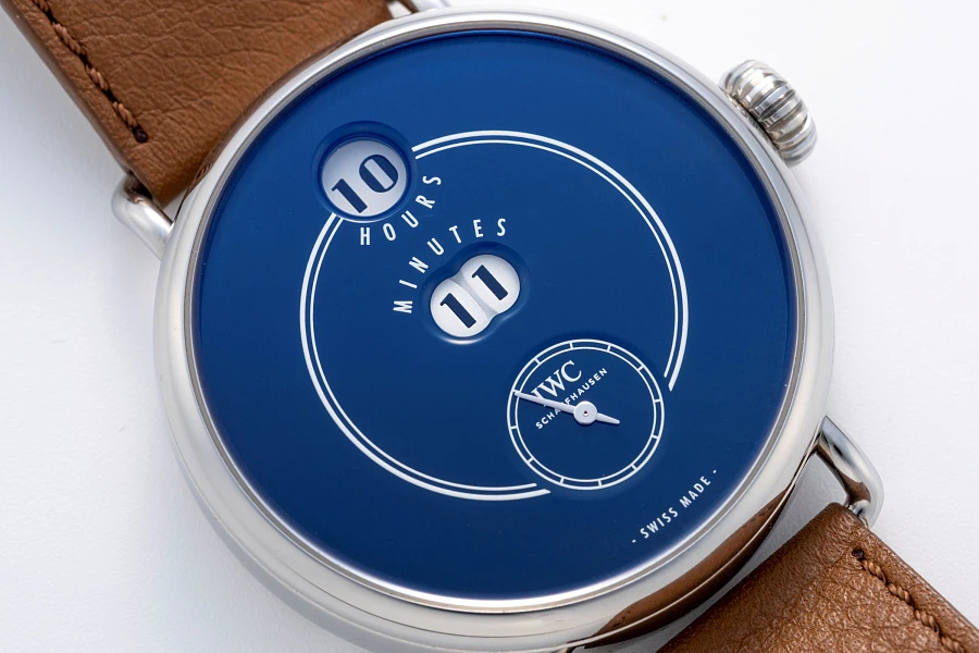 Pallweber Enamel Dial Ref. IW505003 in Stainless Steel