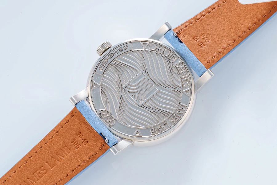 Origin Series 'Water' with Enamel Dial and Sterling Silver Case