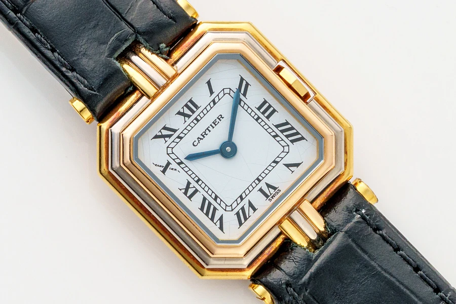 Ceinture Trinity Ref. 66002 in 18k White, Yellow, and Rose Gold