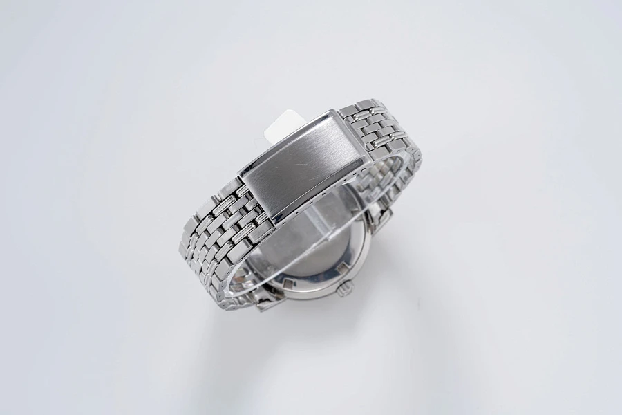 Calatrava Ref. 3466 in Stainless Steel on Gay Frères Bracelet