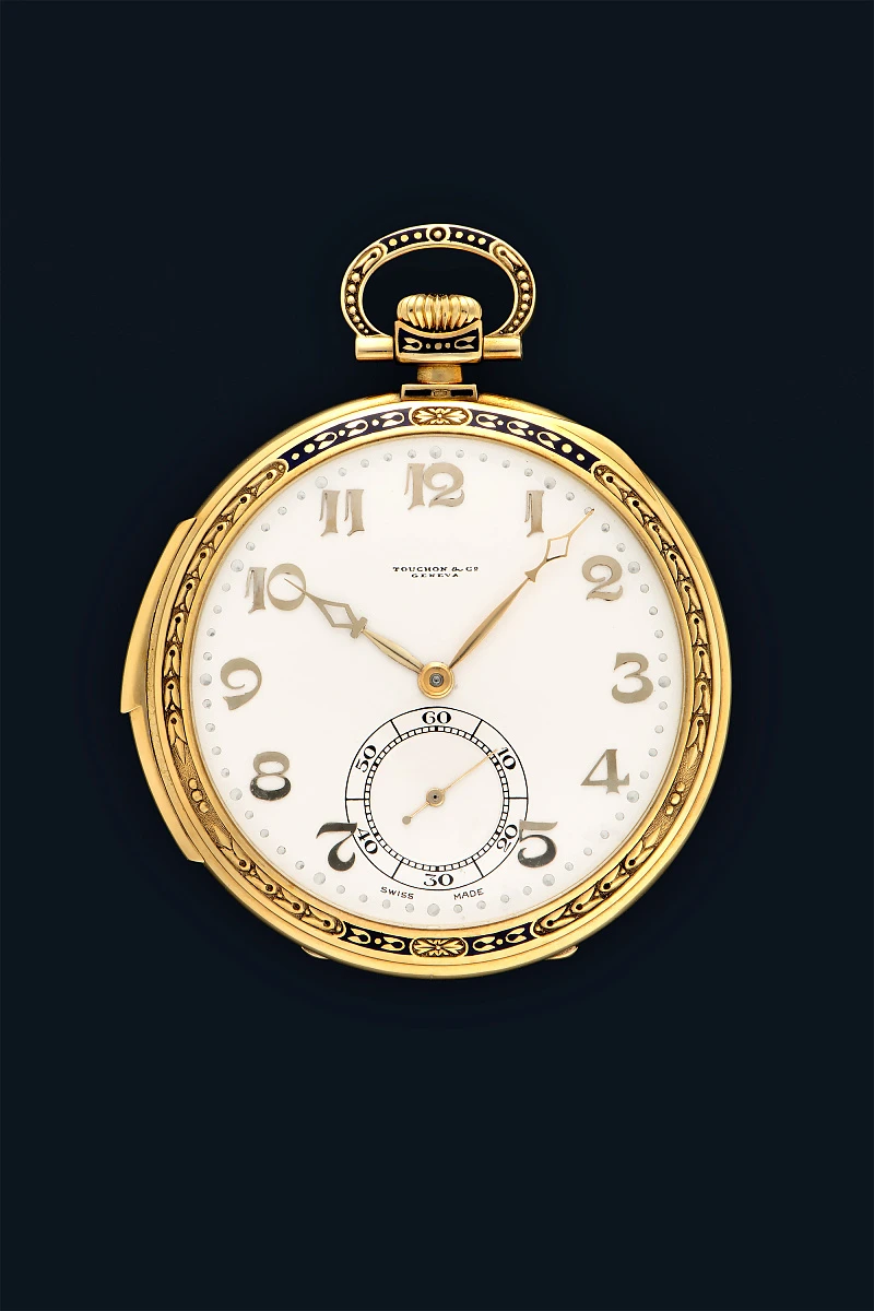 Ultra Thin Minute Repeater Pocket Watch in 18k Yellow Gold